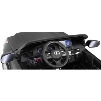 Lexus LX570 Lakierowane Autko dla 2 dzieci Czarny + Pilot + Koła EVA + Radio MP3 LED